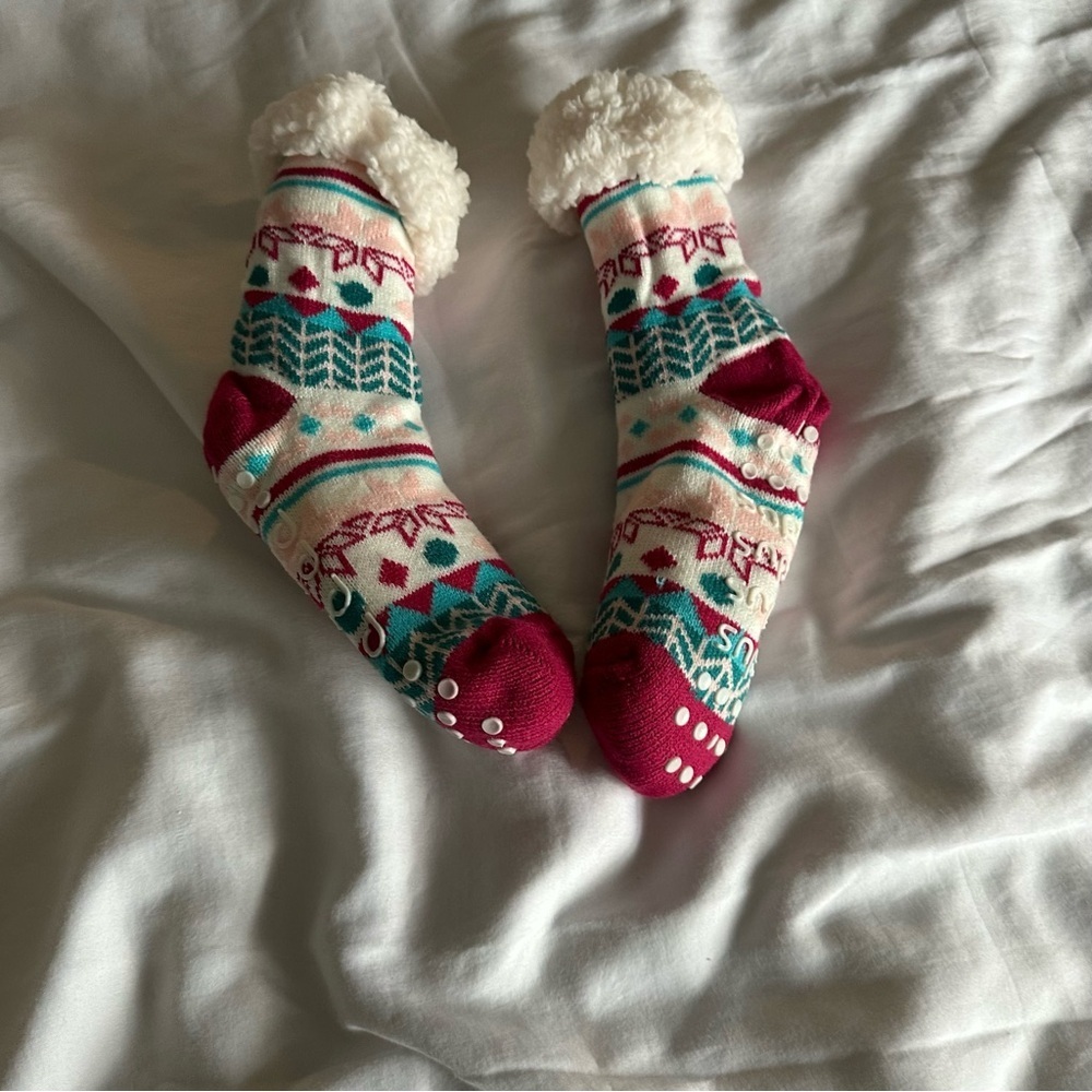 Fuzzy Slipper Socks